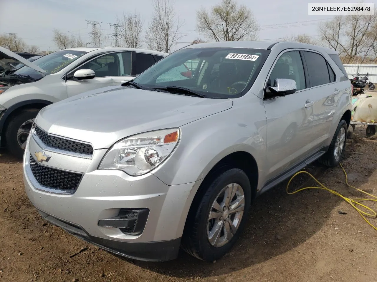 2014 Chevrolet Equinox Ls VIN: 2GNFLEEK7E6298478 Lot: 50139894