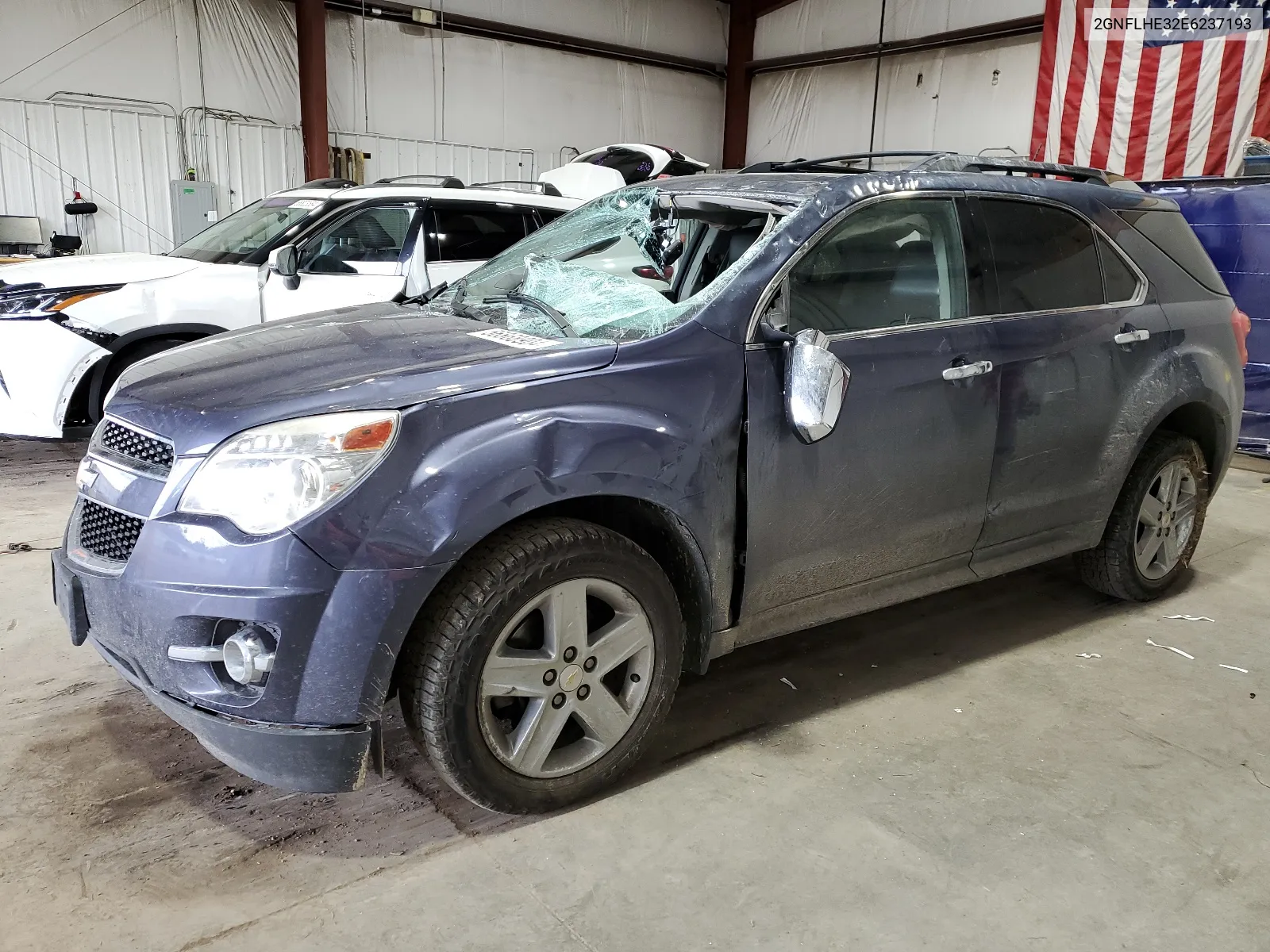 2014 Chevrolet Equinox Ltz VIN: 2GNFLHE32E6237193 Lot: 56868904