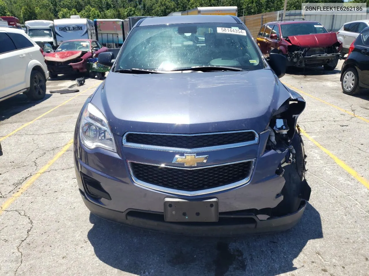 2014 Chevrolet Equinox Ls VIN: 2GNFLEEK1E6262186 Lot: 58144354