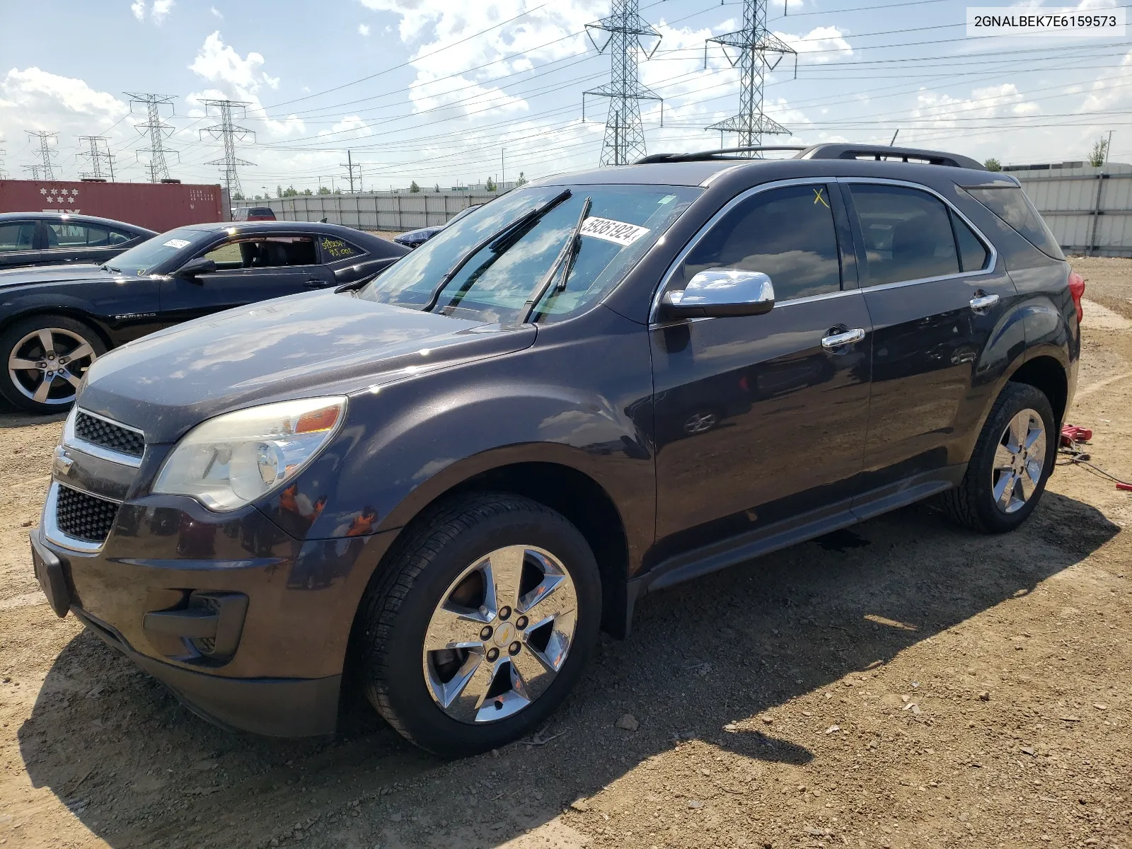 2014 Chevrolet Equinox Lt VIN: 2GNALBEK7E6159573 Lot: 59361924