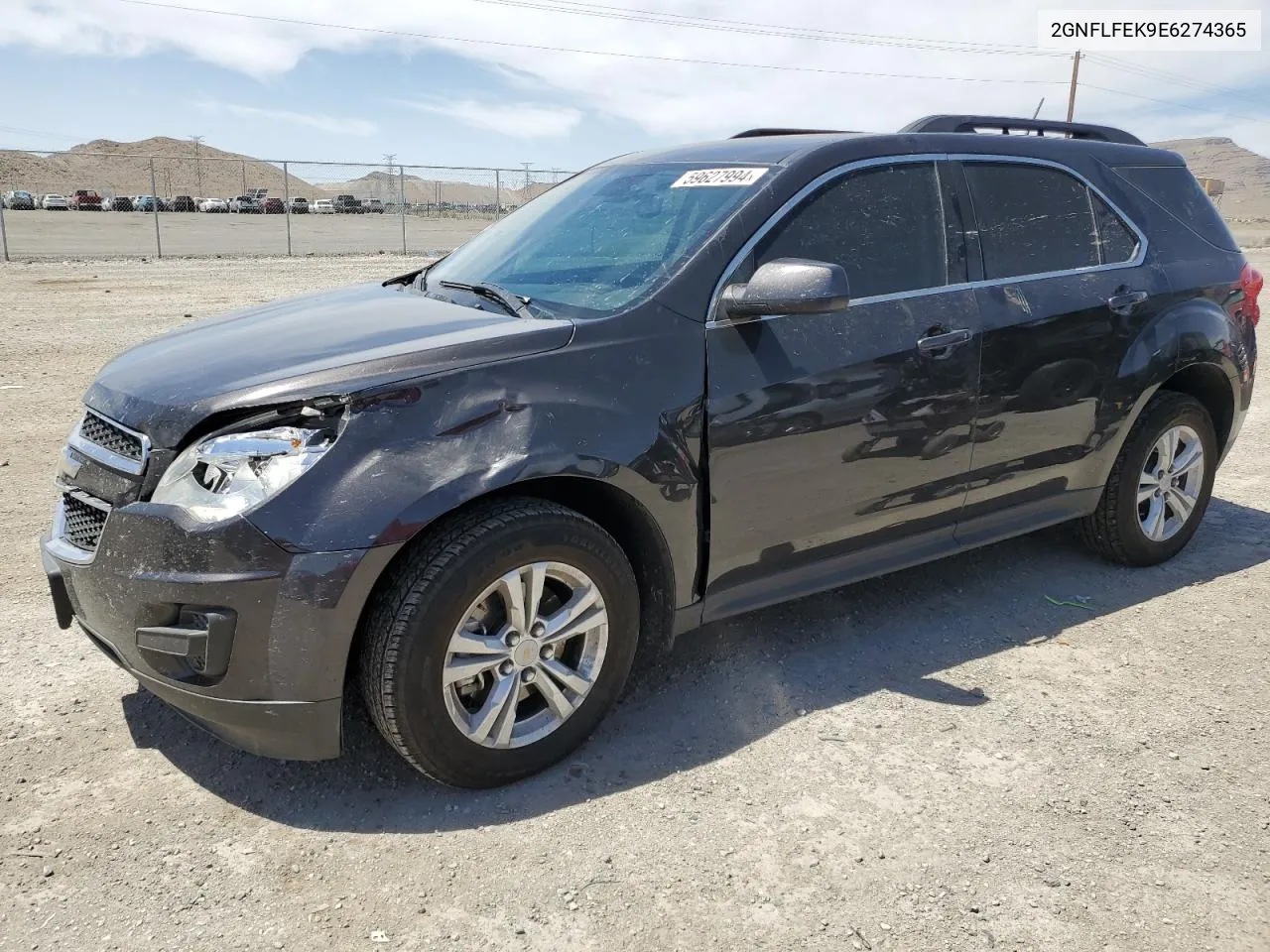 2014 Chevrolet Equinox Lt VIN: 2GNFLFEK9E6274365 Lot: 59627994