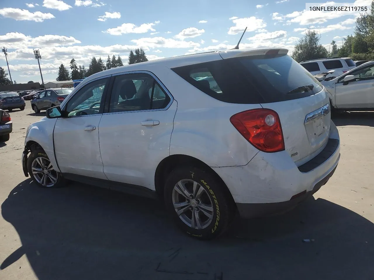 2014 Chevrolet Equinox Ls VIN: 1GNFLEEK6EZ119755 Lot: 60922714