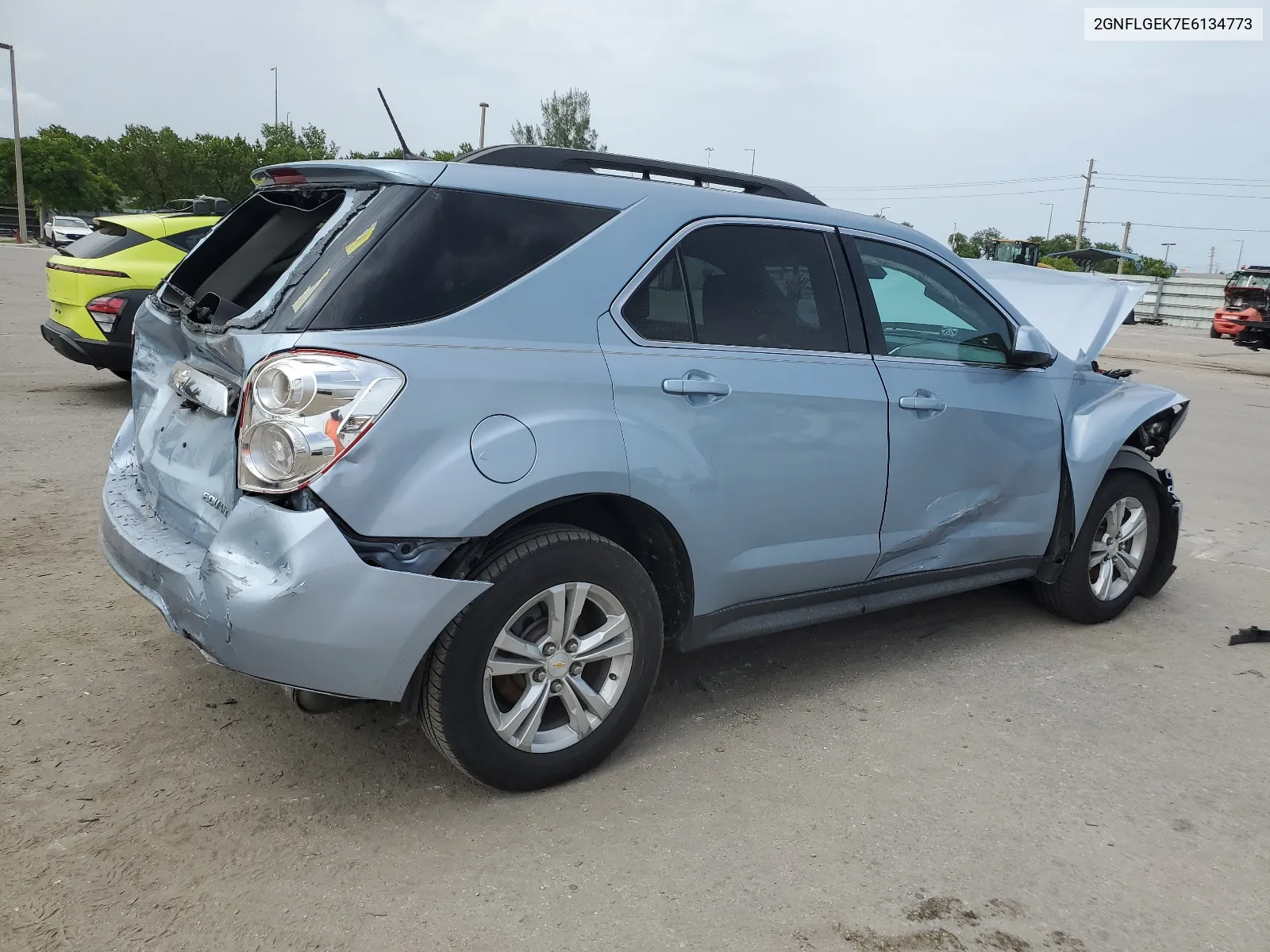 2014 Chevrolet Equinox Lt VIN: 2GNFLGEK7E6134773 Lot: 61016934