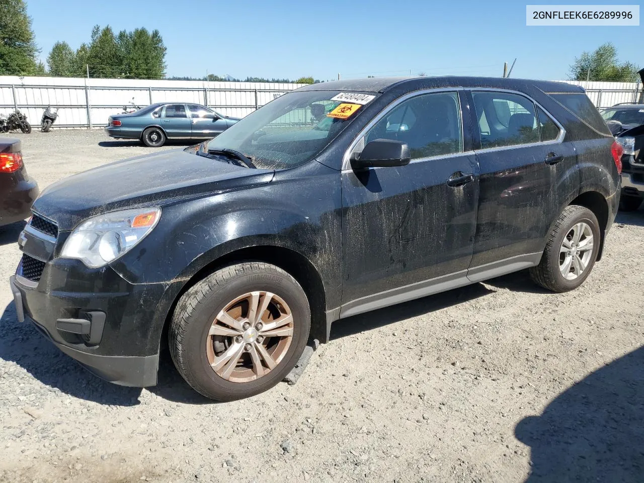 2014 Chevrolet Equinox Ls VIN: 2GNFLEEK6E6289996 Lot: 62480404