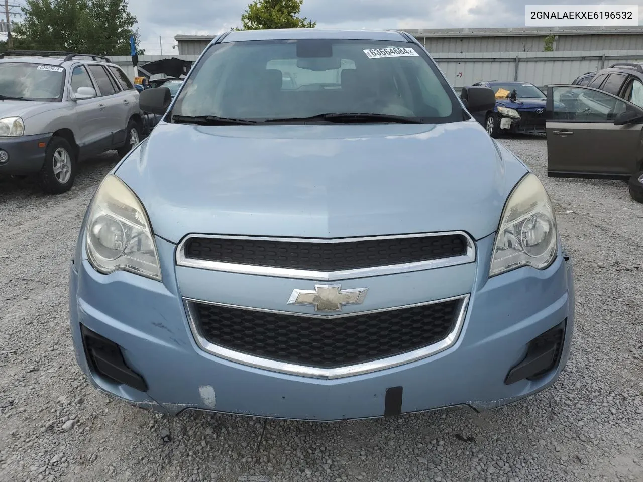 2014 Chevrolet Equinox Ls VIN: 2GNALAEKXE6196532 Lot: 63664684