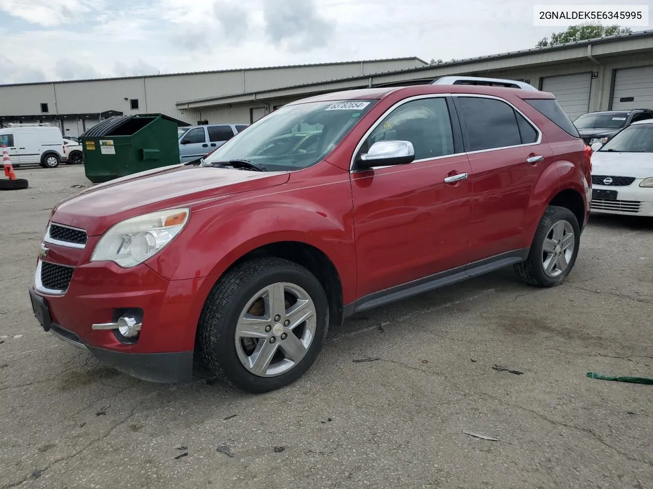 2014 Chevrolet Equinox Ltz VIN: 2GNALDEK5E6345995 Lot: 63782654