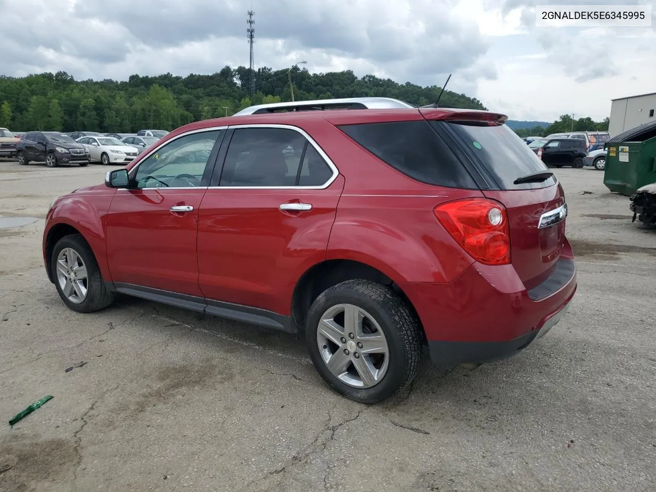 2014 Chevrolet Equinox Ltz VIN: 2GNALDEK5E6345995 Lot: 63782654