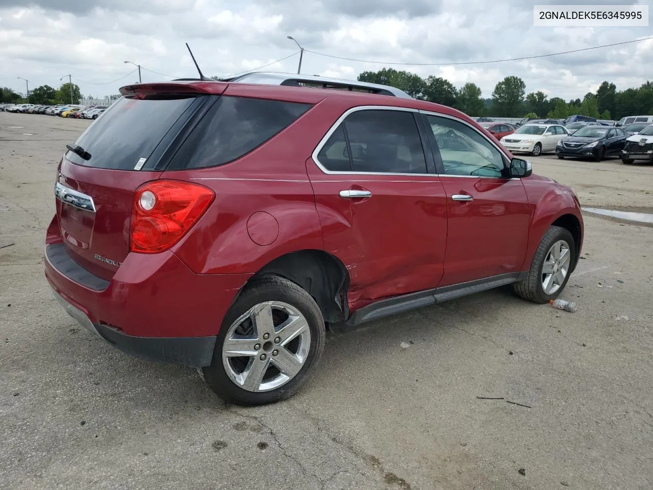 2014 Chevrolet Equinox Ltz VIN: 2GNALDEK5E6345995 Lot: 63782654