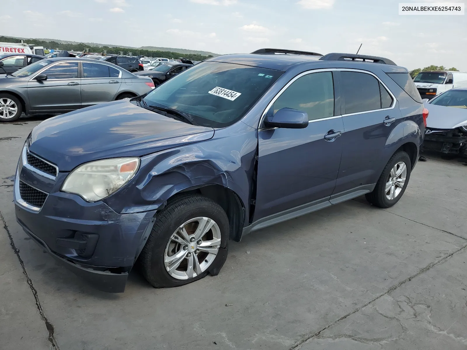 2014 Chevrolet Equinox Lt VIN: 2GNALBEKXE6254743 Lot: 63814454