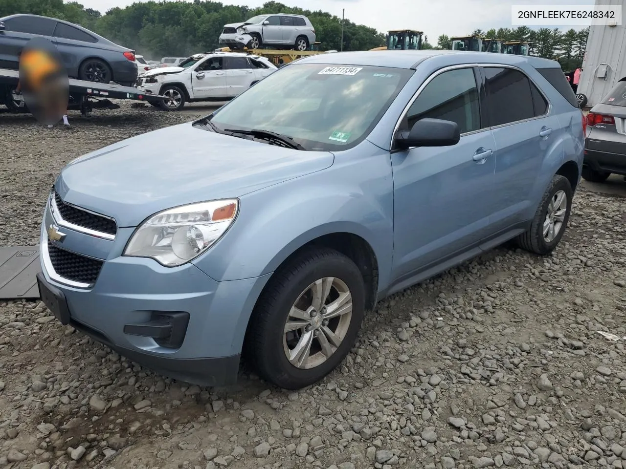 2014 Chevrolet Equinox Ls VIN: 2GNFLEEK7E6248342 Lot: 64711134