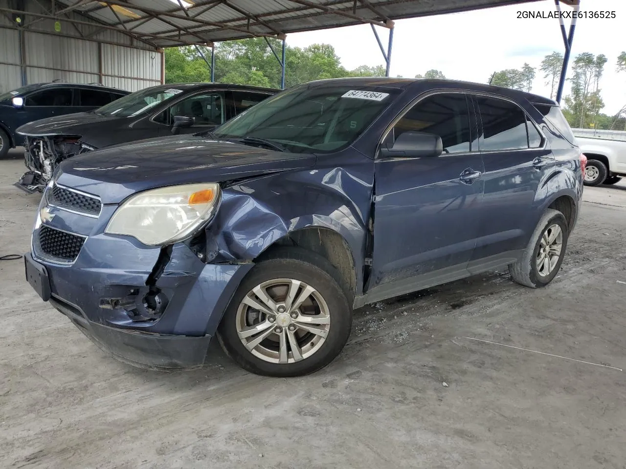 2014 Chevrolet Equinox Ls VIN: 2GNALAEKXE6136525 Lot: 64774364