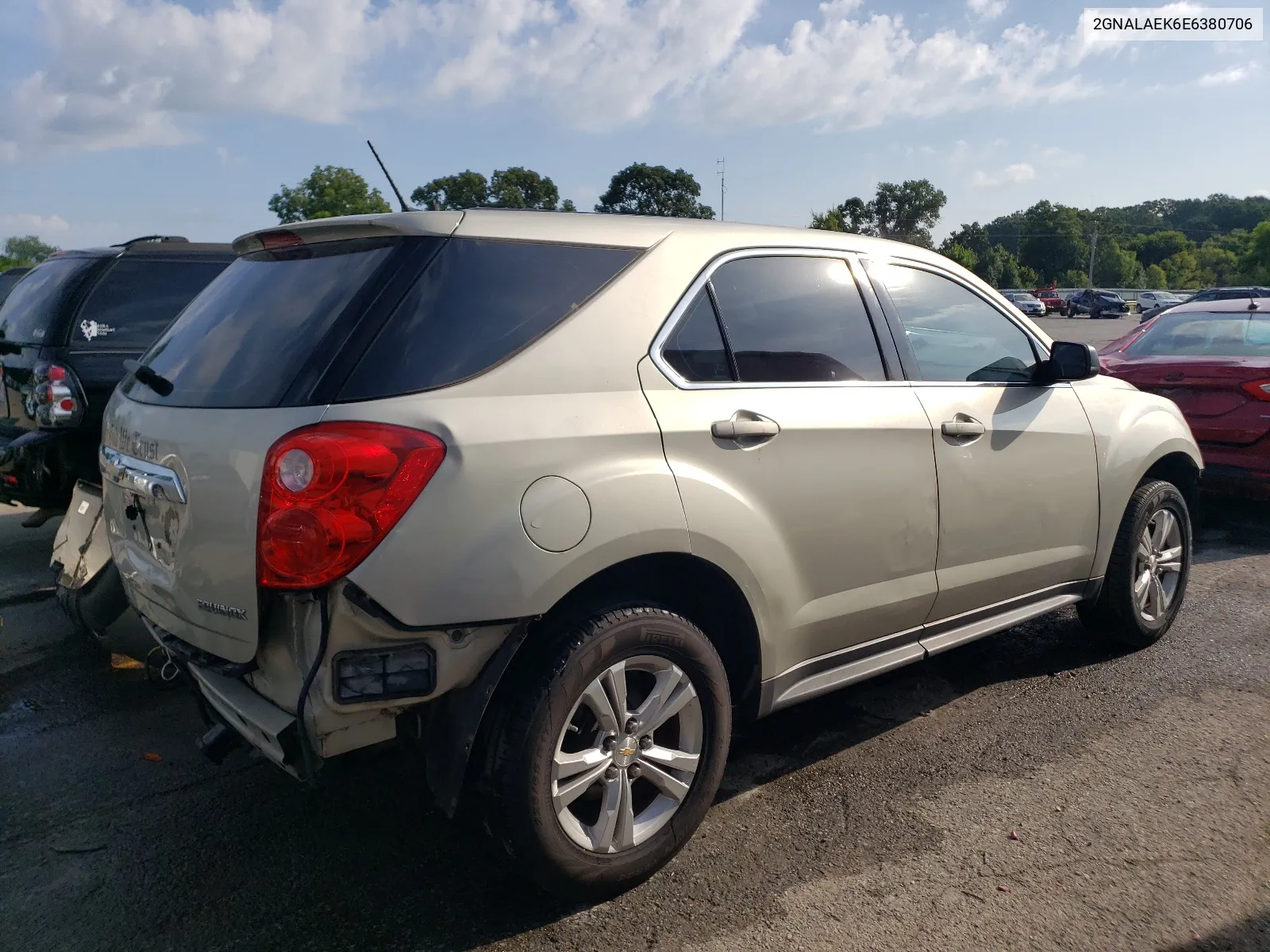 2014 Chevrolet Equinox Ls VIN: 2GNALAEK6E6380706 Lot: 64904084