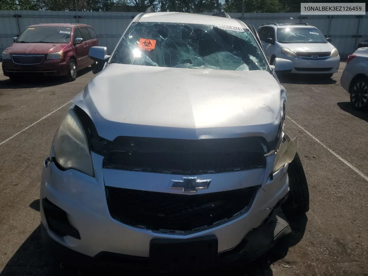 2014 Chevrolet Equinox Lt VIN: 1GNALBEK3EZ126459 Lot: 65058324