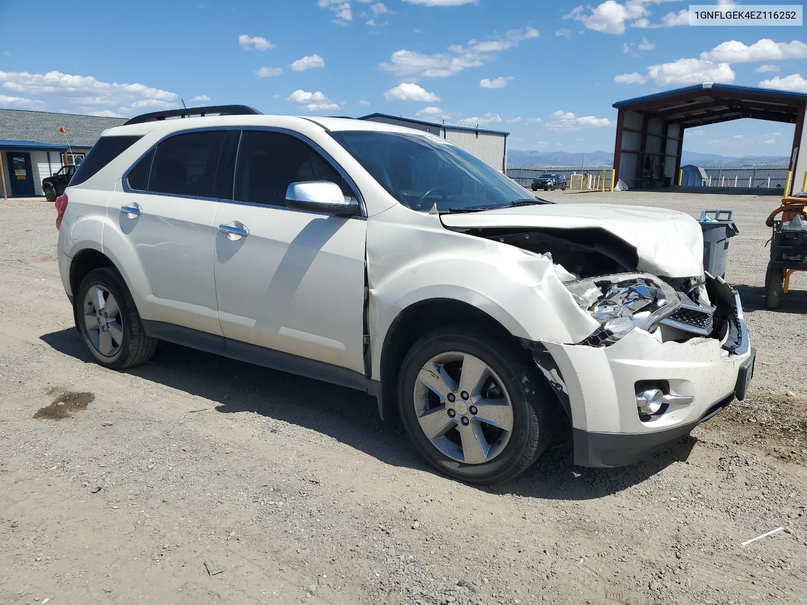 2014 Chevrolet Equinox Lt VIN: 1GNFLGEK4EZ116252 Lot: 65569074