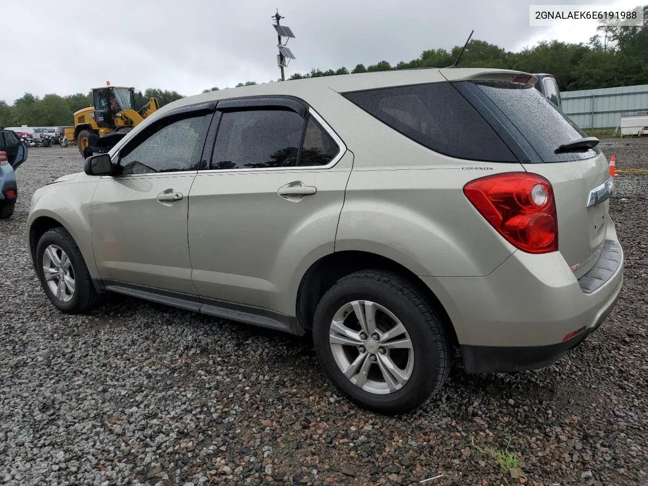 2014 Chevrolet Equinox Ls VIN: 2GNALAEK6E6191988 Lot: 65589444