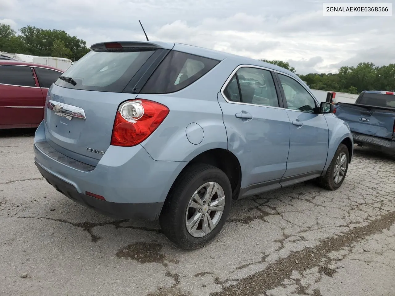 2014 Chevrolet Equinox Ls VIN: 2GNALAEK0E6368566 Lot: 66130334