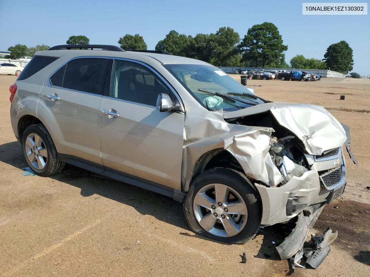 2014 Chevrolet Equinox Lt VIN: 1GNALBEK1EZ130302 Lot: 66212714