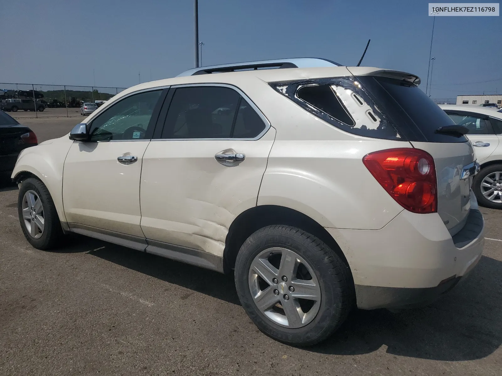 2014 Chevrolet Equinox Ltz VIN: 1GNFLHEK7EZ116798 Lot: 66921634