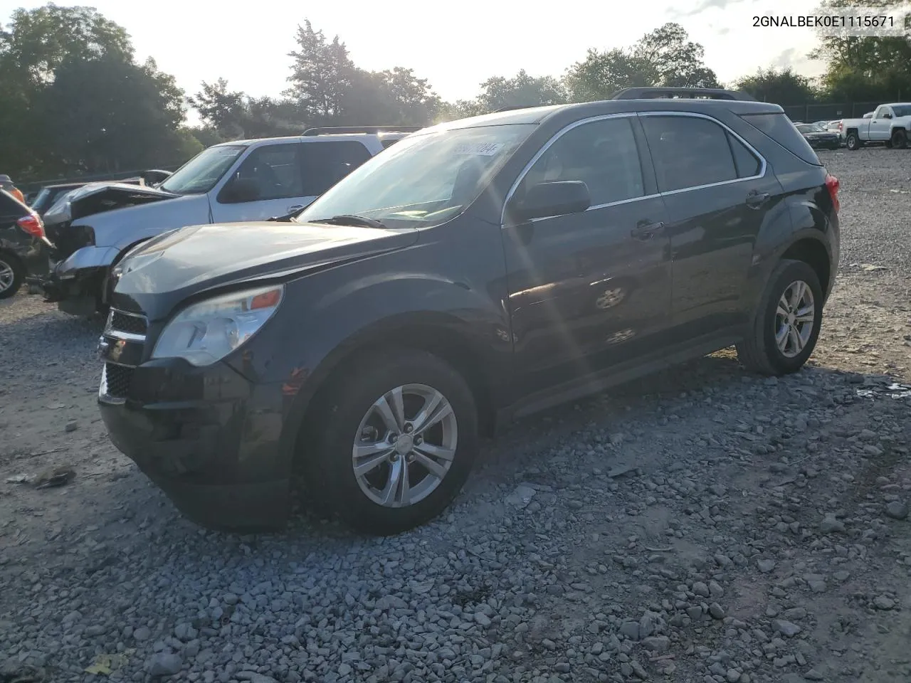 2GNALBEK0E1115671 2014 Chevrolet Equinox Lt