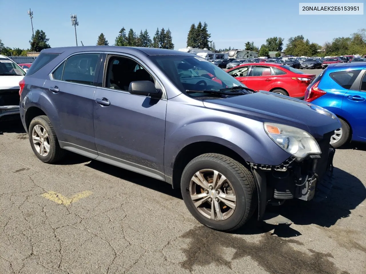 2014 Chevrolet Equinox Ls VIN: 2GNALAEK2E6153951 Lot: 68287154