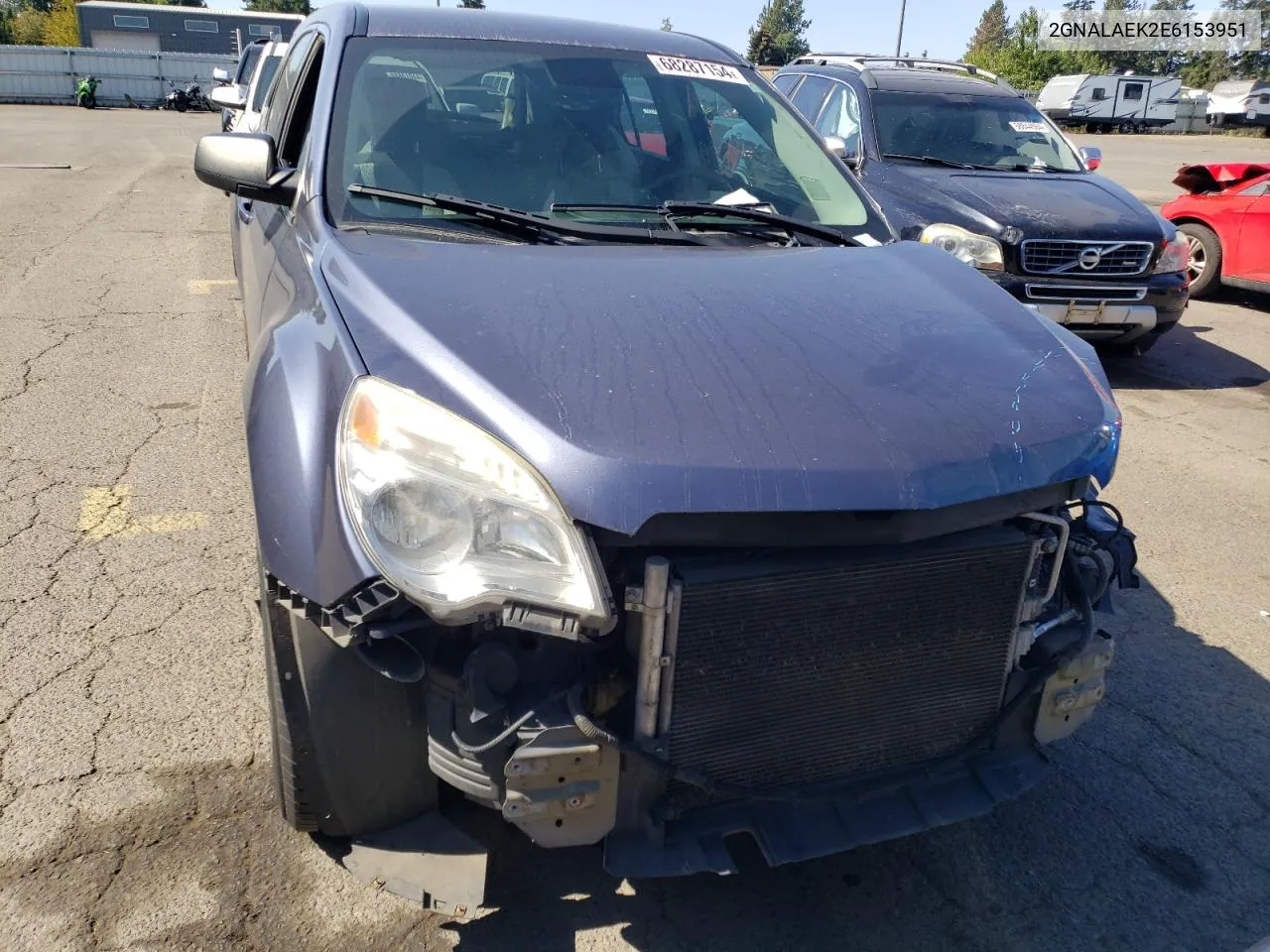 2014 Chevrolet Equinox Ls VIN: 2GNALAEK2E6153951 Lot: 68287154