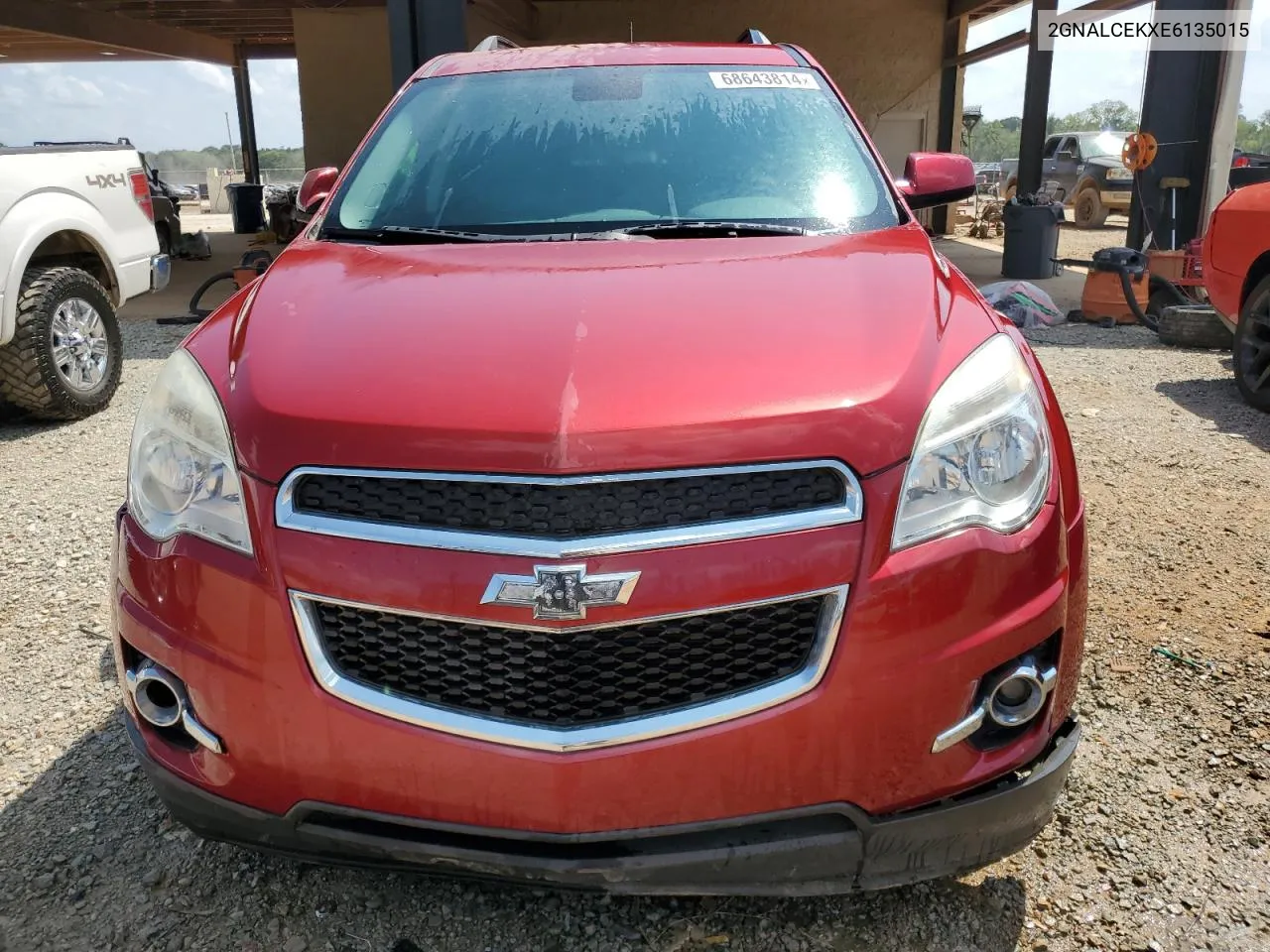 2GNALCEKXE6135015 2014 Chevrolet Equinox Lt