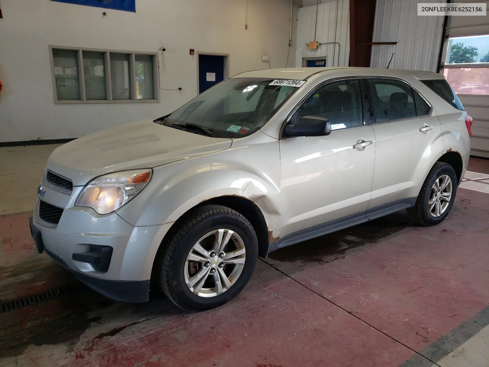 2014 Chevrolet Equinox Ls VIN: 2GNFLEEK8E6252156 Lot: 68671264