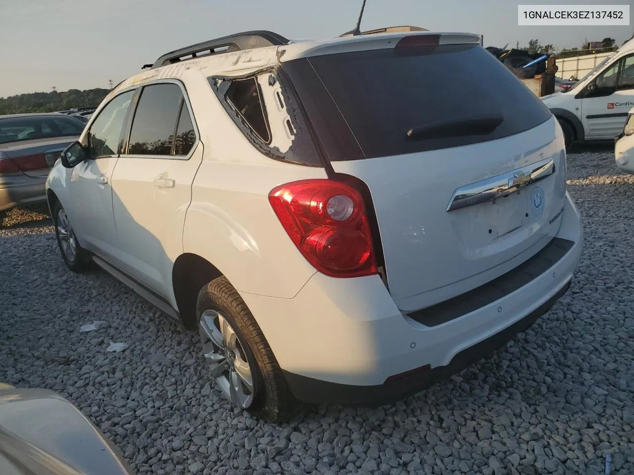 2014 Chevrolet Equinox Lt VIN: 1GNALCEK3EZ137452 Lot: 68843314