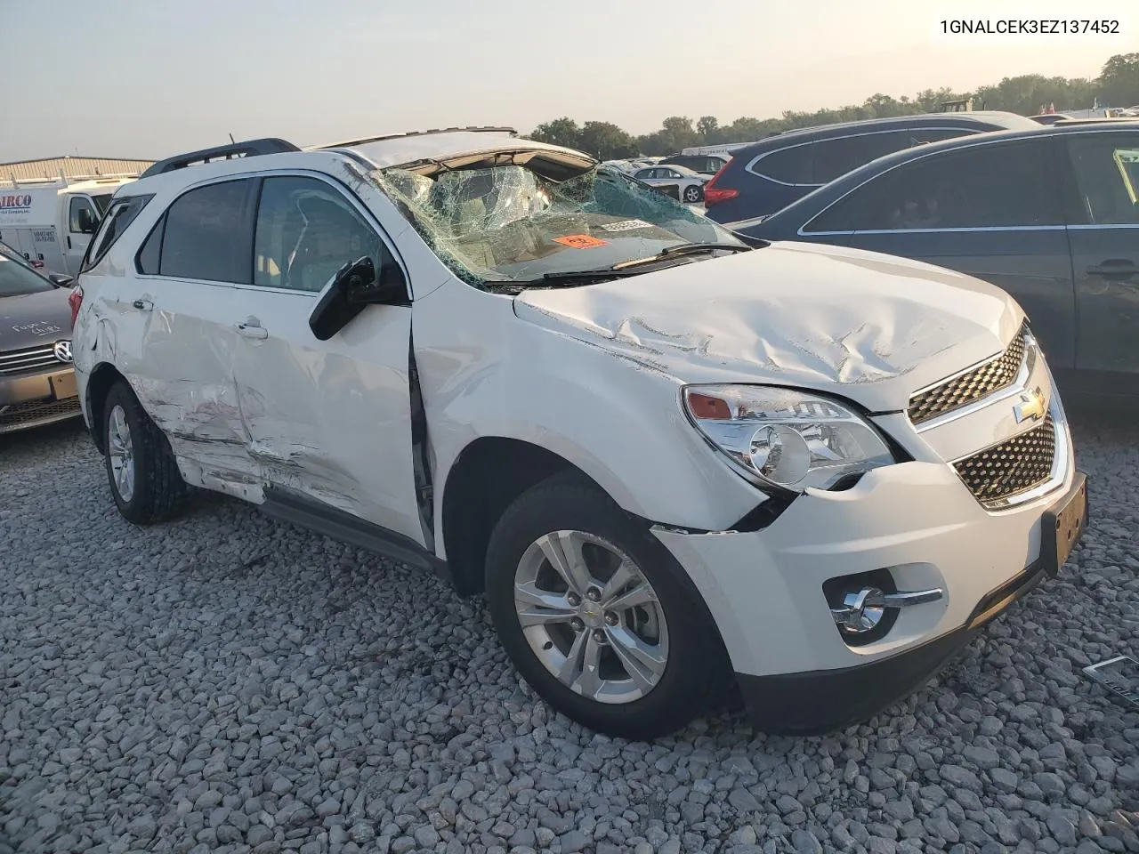 1GNALCEK3EZ137452 2014 Chevrolet Equinox Lt