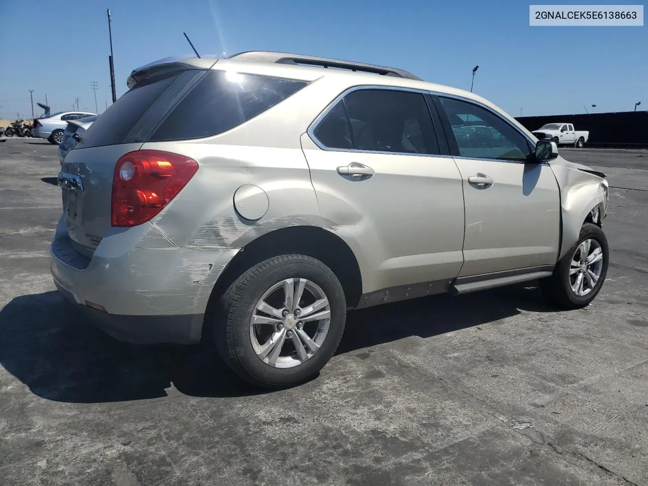 2014 Chevrolet Equinox Lt VIN: 2GNALCEK5E6138663 Lot: 69160504