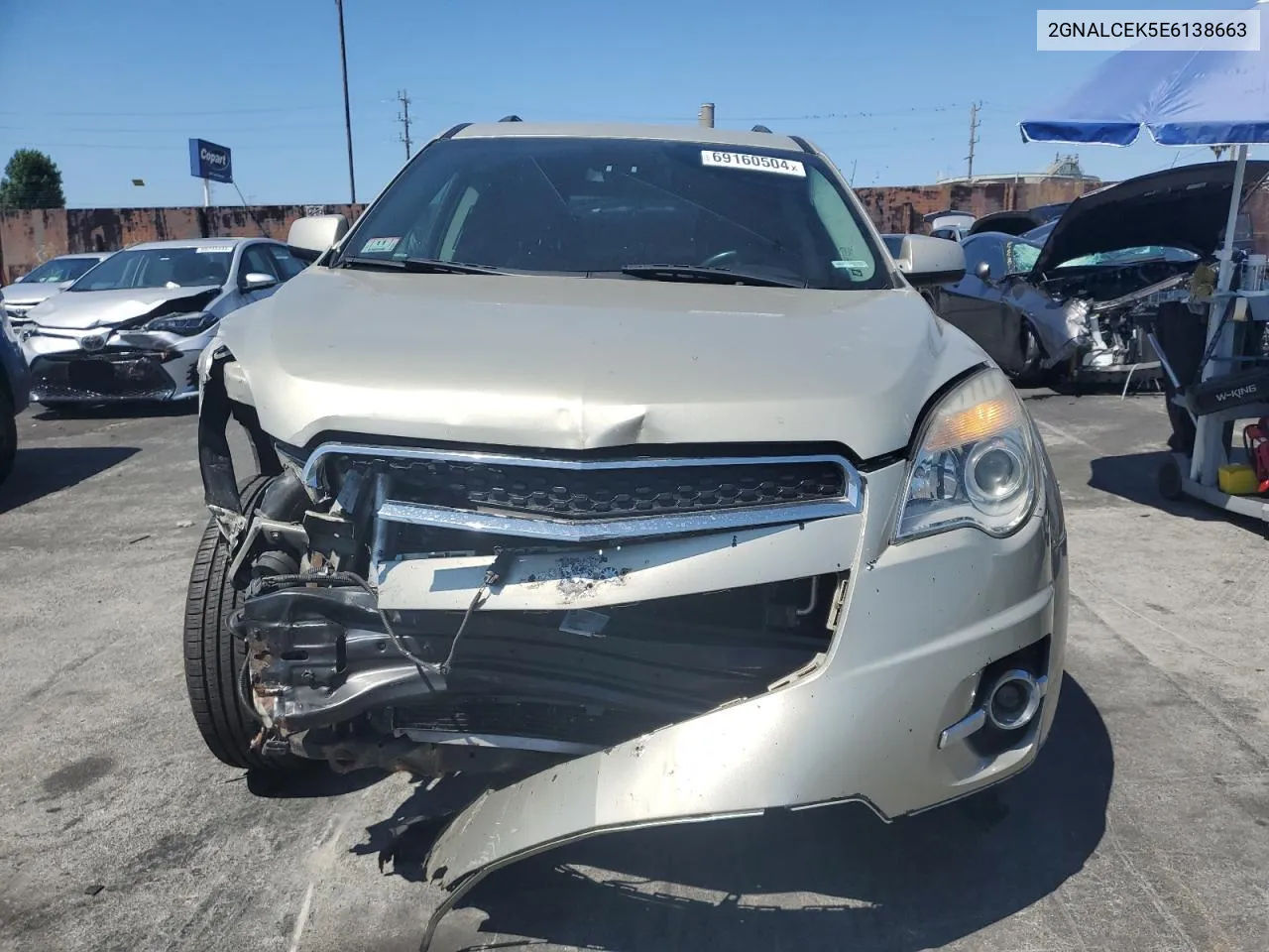 2GNALCEK5E6138663 2014 Chevrolet Equinox Lt