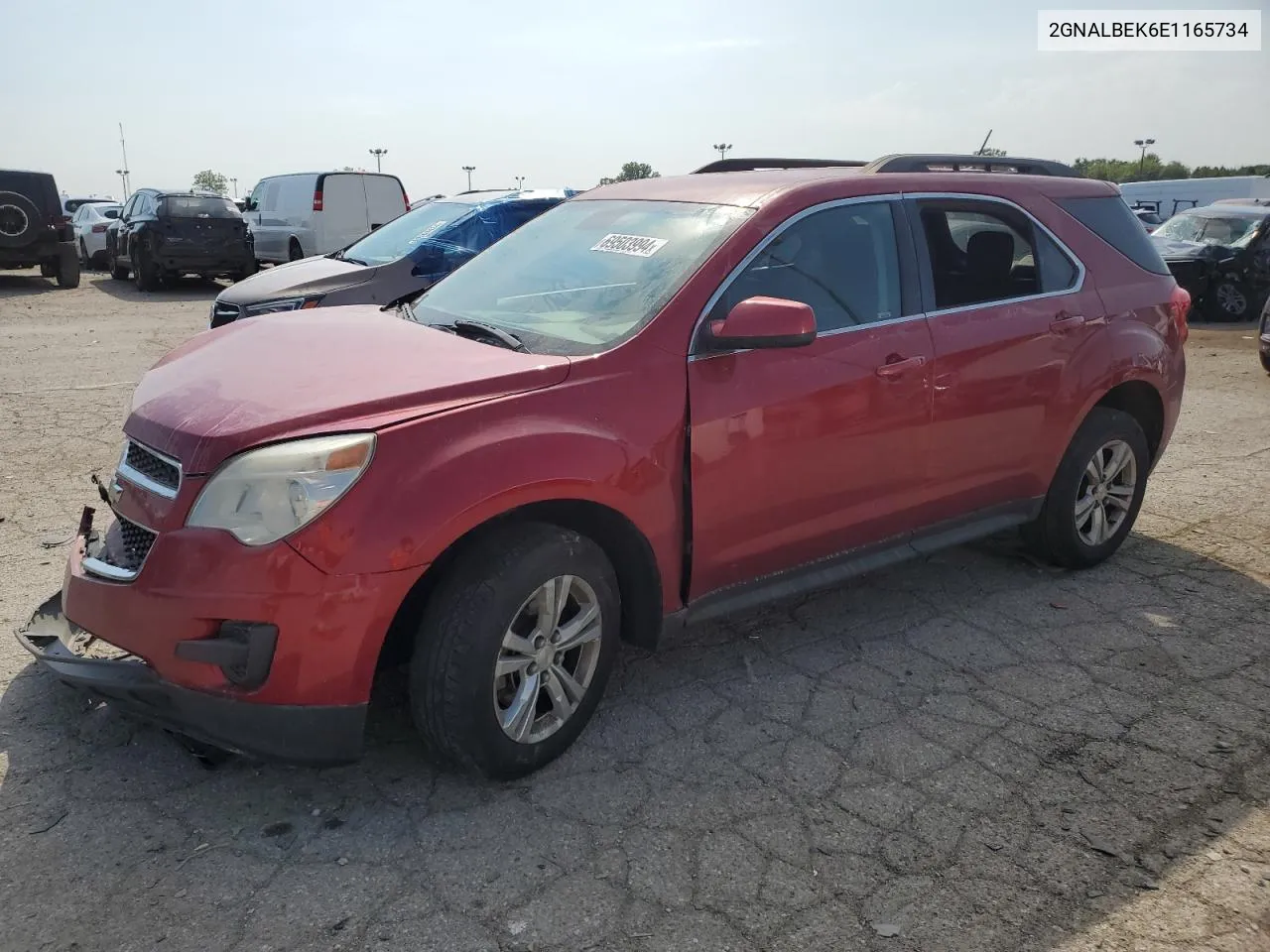 2014 Chevrolet Equinox Lt VIN: 2GNALBEK6E1165734 Lot: 69503994