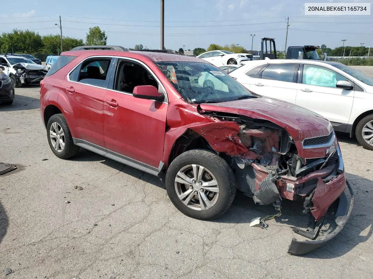 2014 Chevrolet Equinox Lt VIN: 2GNALBEK6E1165734 Lot: 69503994