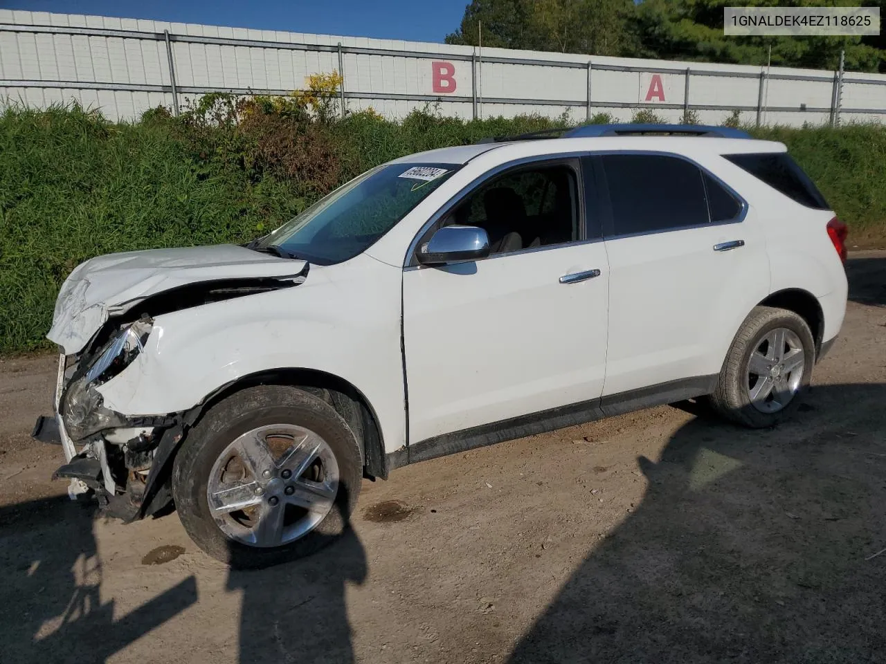 2014 Chevrolet Equinox Ltz VIN: 1GNALDEK4EZ118625 Lot: 69602284