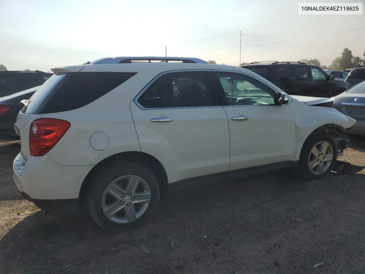 2014 Chevrolet Equinox Ltz VIN: 1GNALDEK4EZ118625 Lot: 69602284