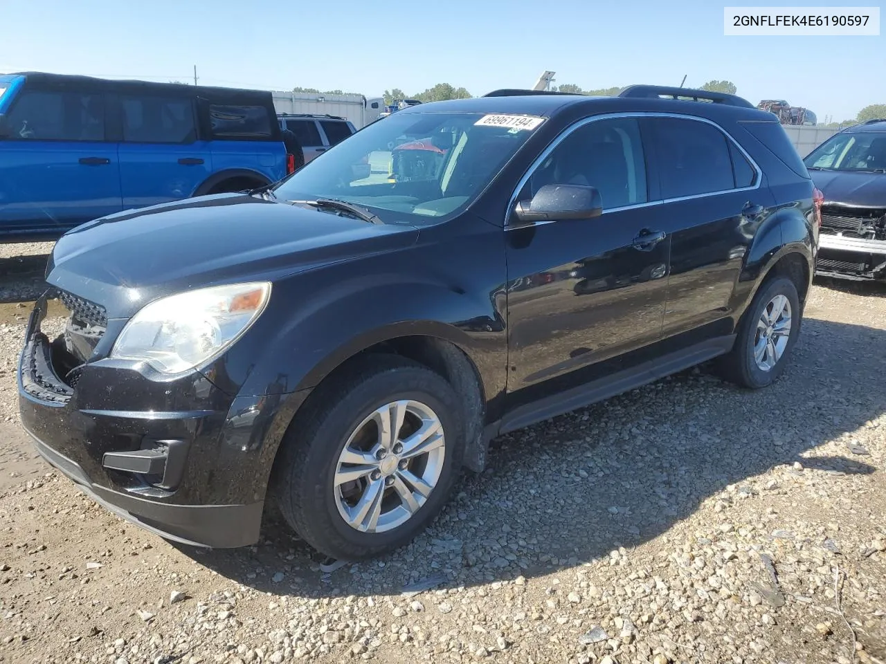 2014 Chevrolet Equinox Lt VIN: 2GNFLFEK4E6190597 Lot: 69961194