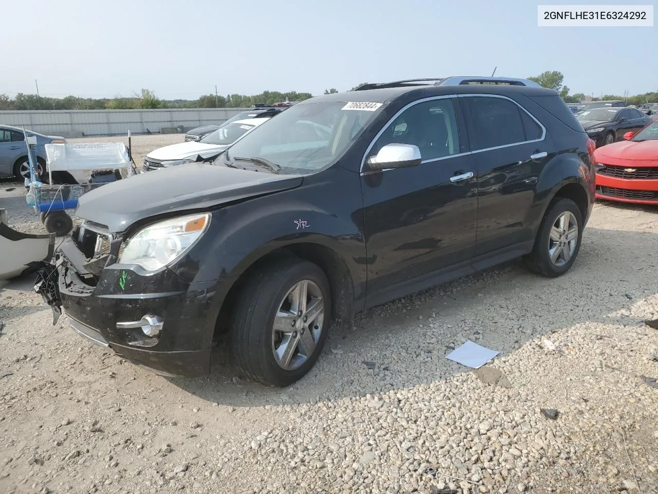 2014 Chevrolet Equinox Ltz VIN: 2GNFLHE31E6324292 Lot: 70682844