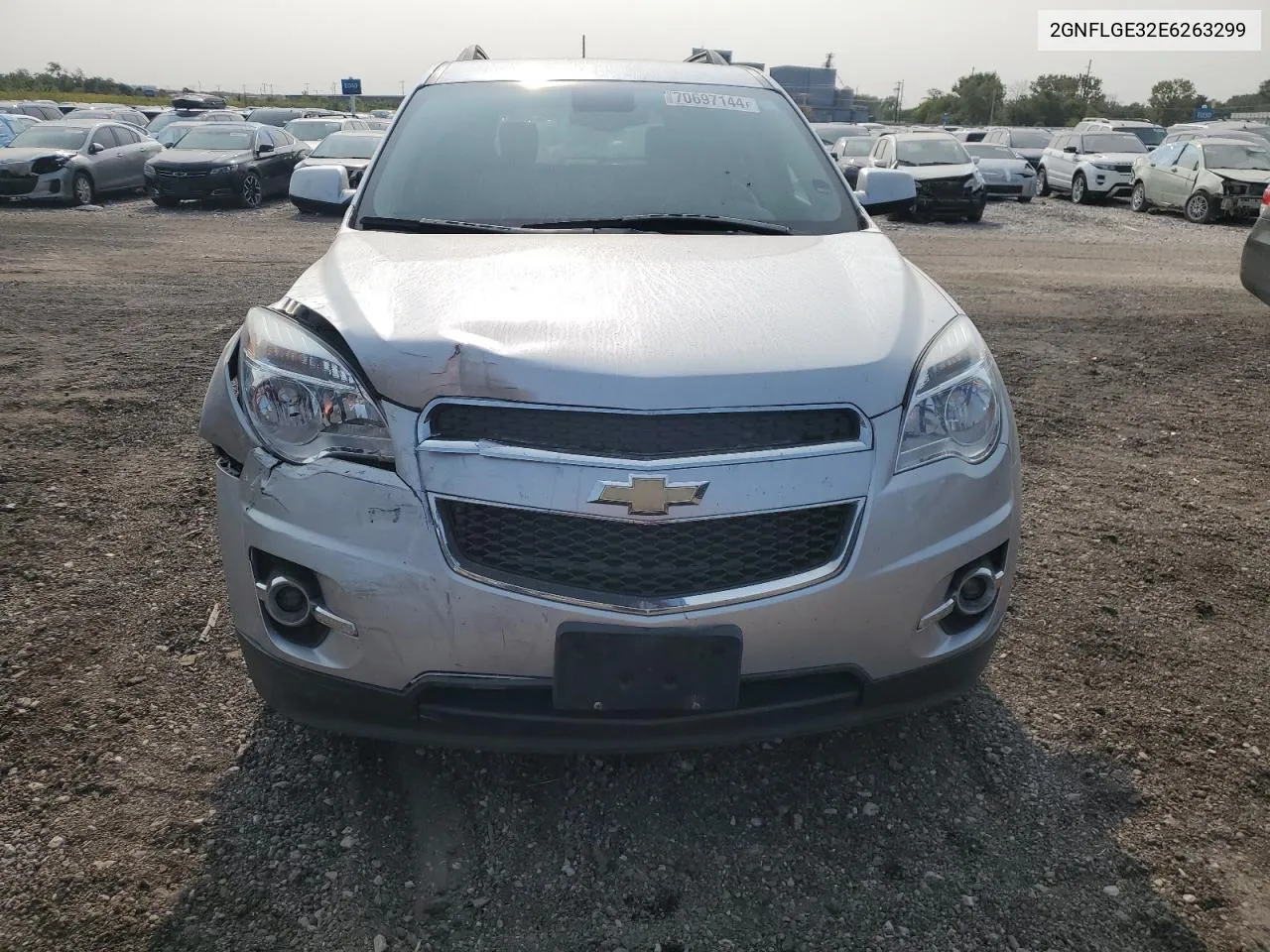 2014 Chevrolet Equinox Lt VIN: 2GNFLGE32E6263299 Lot: 70697144