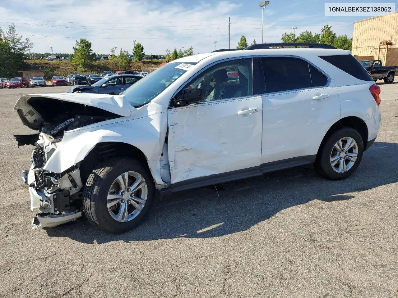 1GNALBEK3EZ138062 2014 Chevrolet Equinox Lt