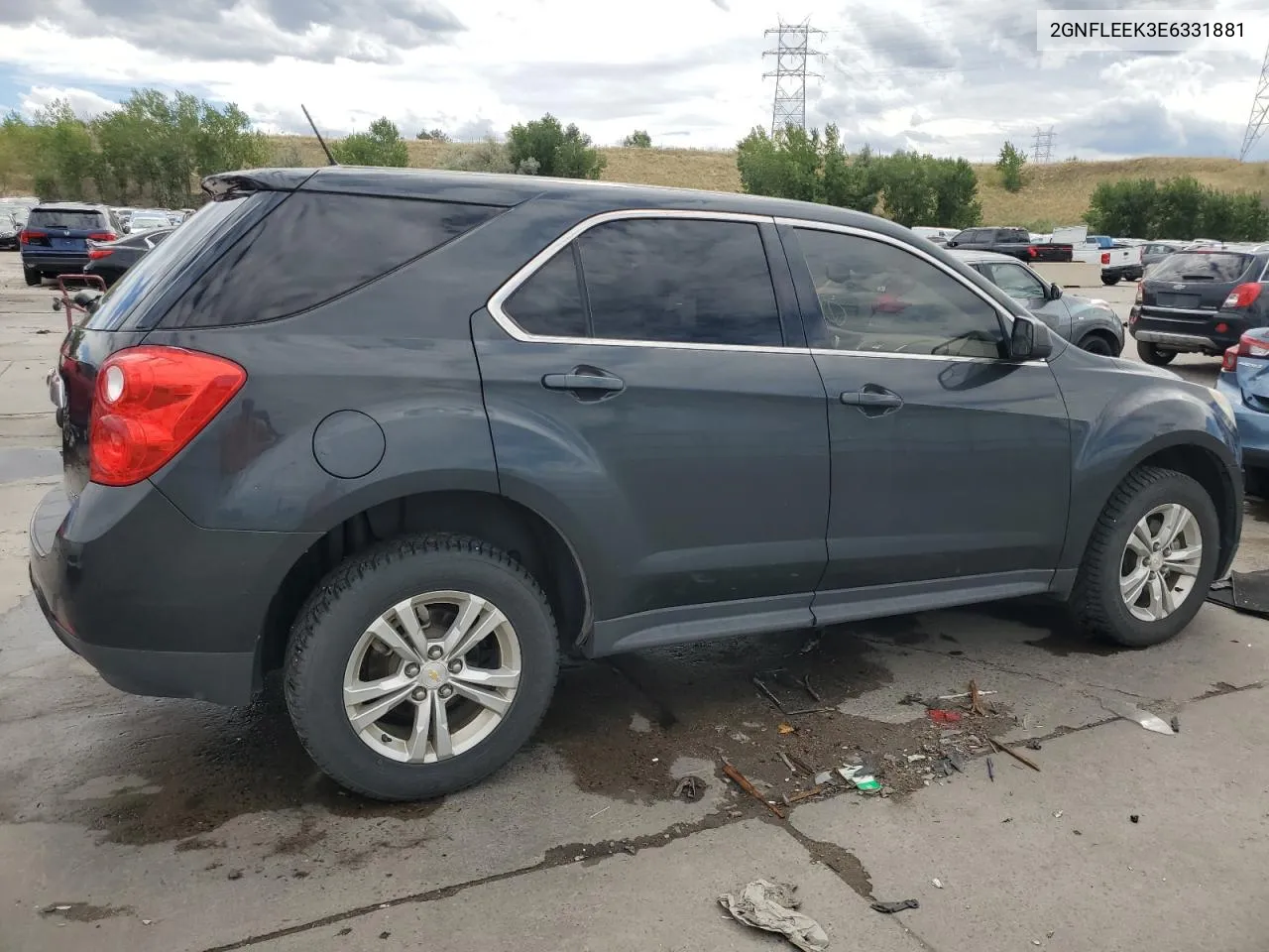 2014 Chevrolet Equinox Ls VIN: 2GNFLEEK3E6331881 Lot: 70774954