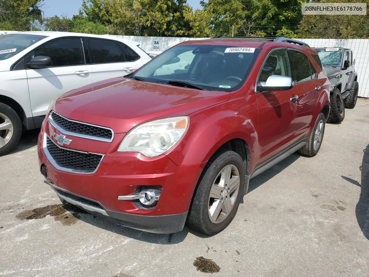 2GNFLHE31E6178766 2014 Chevrolet Equinox Ltz