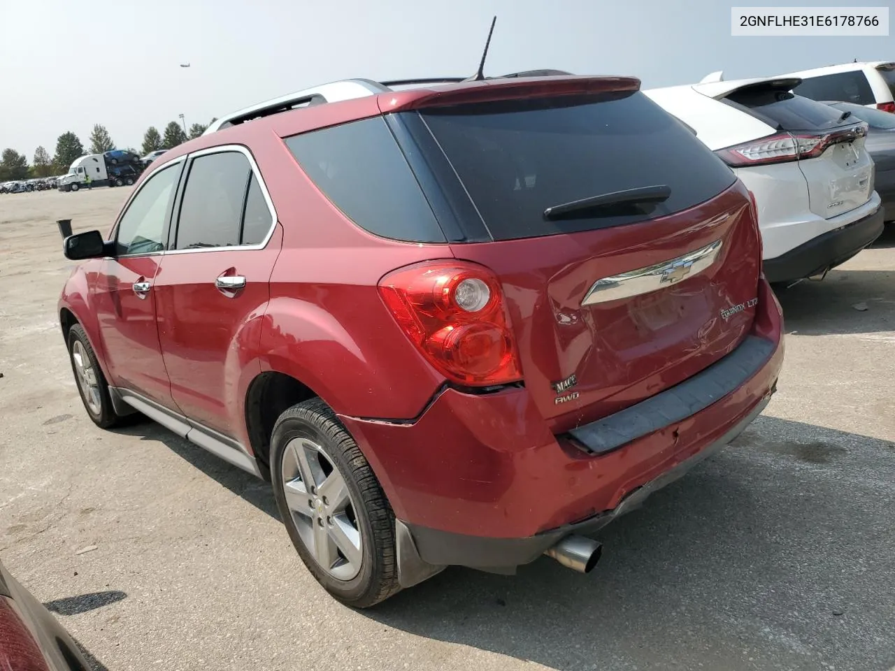 2014 Chevrolet Equinox Ltz VIN: 2GNFLHE31E6178766 Lot: 70902494