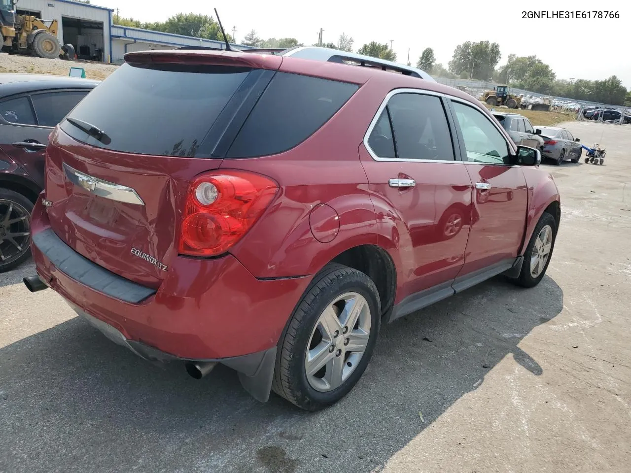 2014 Chevrolet Equinox Ltz VIN: 2GNFLHE31E6178766 Lot: 70902494