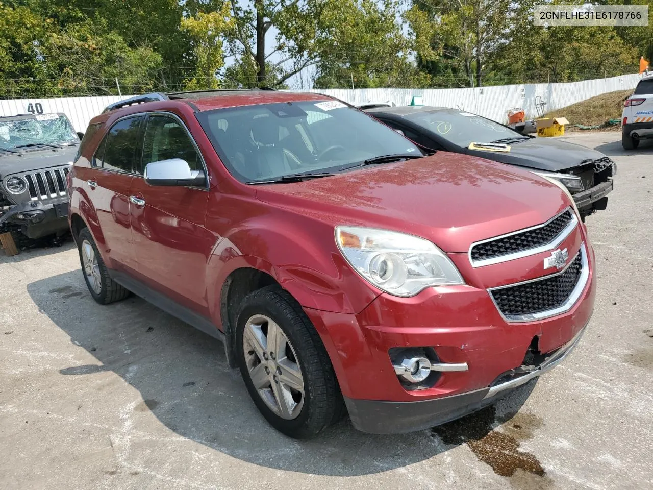 2014 Chevrolet Equinox Ltz VIN: 2GNFLHE31E6178766 Lot: 70902494