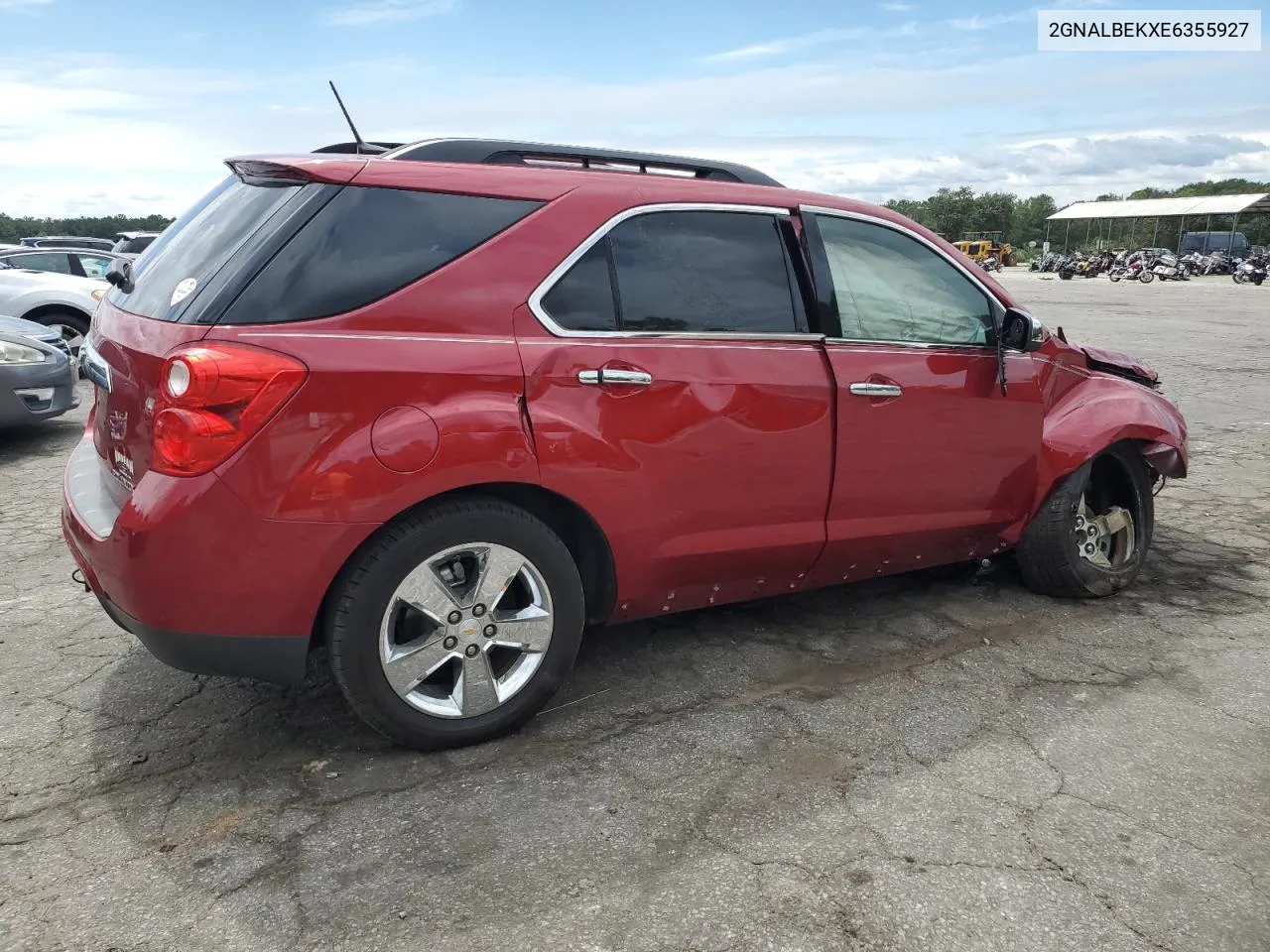 2GNALBEKXE6355927 2014 Chevrolet Equinox Lt