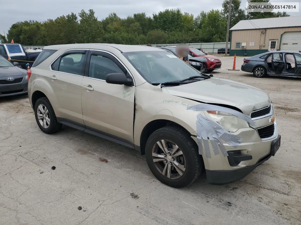 2014 Chevrolet Equinox Ls VIN: 2GNALAEK6E6147814 Lot: 71379274