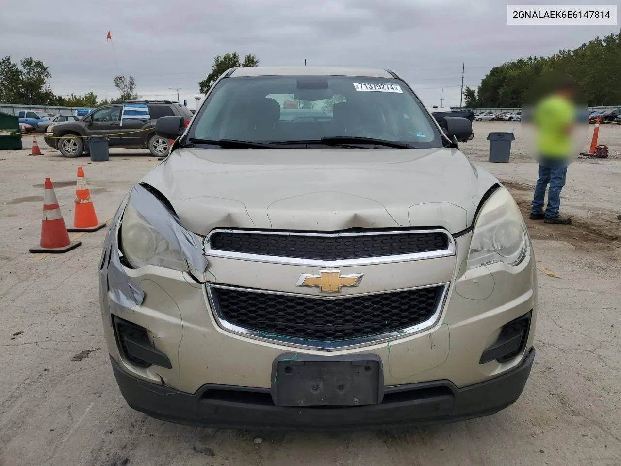 2014 Chevrolet Equinox Ls VIN: 2GNALAEK6E6147814 Lot: 71379274