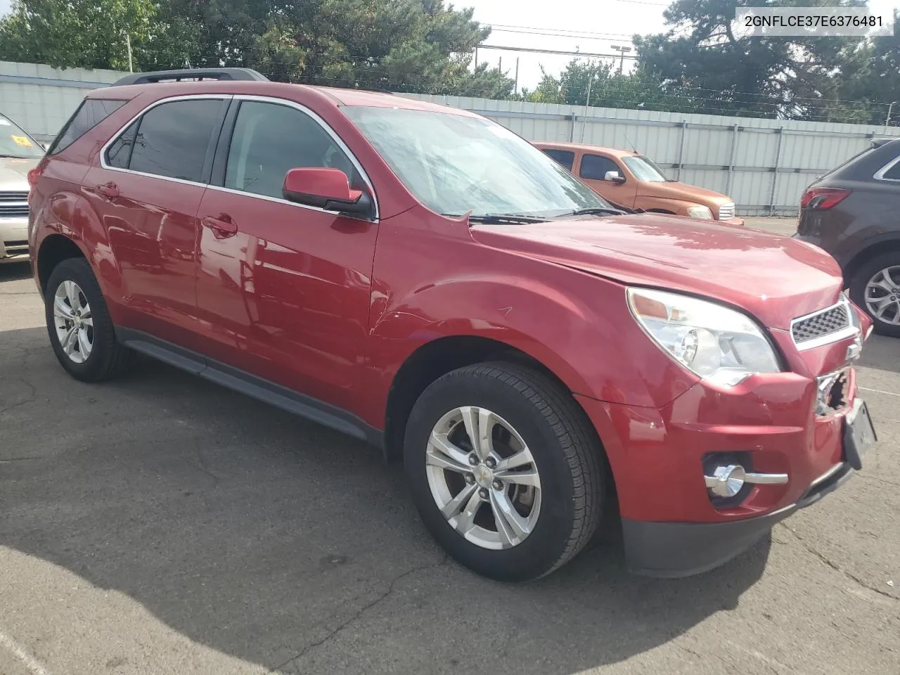 2014 Chevrolet Equinox Lt VIN: 2GNFLCE37E6376481 Lot: 71603674