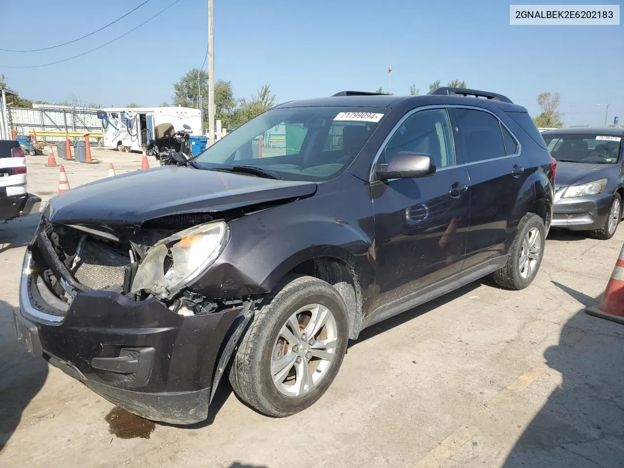 2014 Chevrolet Equinox Lt VIN: 2GNALBEK2E6202183 Lot: 71799094