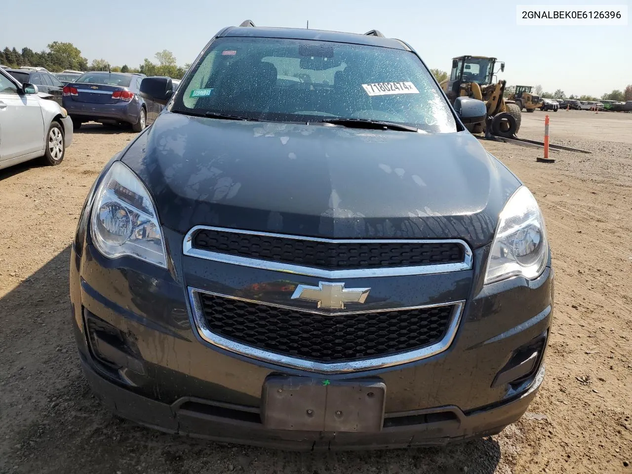 2014 Chevrolet Equinox Lt VIN: 2GNALBEK0E6126396 Lot: 71802474